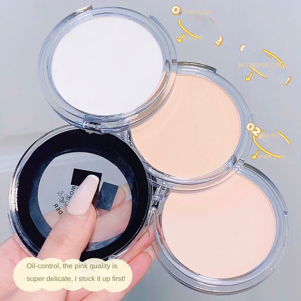 Phấn Phủ Trang Điểm Lâu Trôi Không Thấm Nước Chống Dầu 3 Màu Alenenbenson