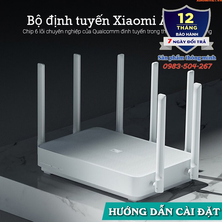 Router Wifi Xiaomi AC2350 AIoT hỗ trợ 128 thiết bị - 2 băng tần 2,4GHz và 5GHz | BigBuy360 - bigbuy360.vn