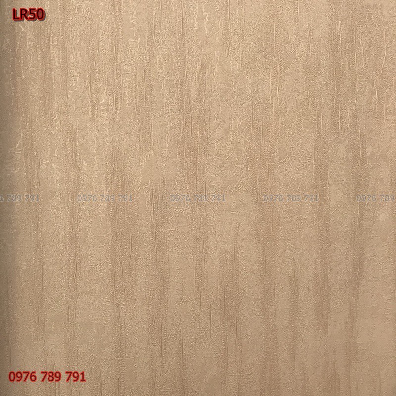 Giấy Dán Tường Phòng Khách Xước Tom Gỗ Màu Vàng LR50 Lụa Không Keo Khổ 10m x 53cm