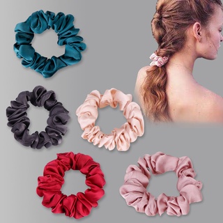 Dây Buộc Tóc Lụa Satin Đơn Giản Thời Trang Cho Nữ