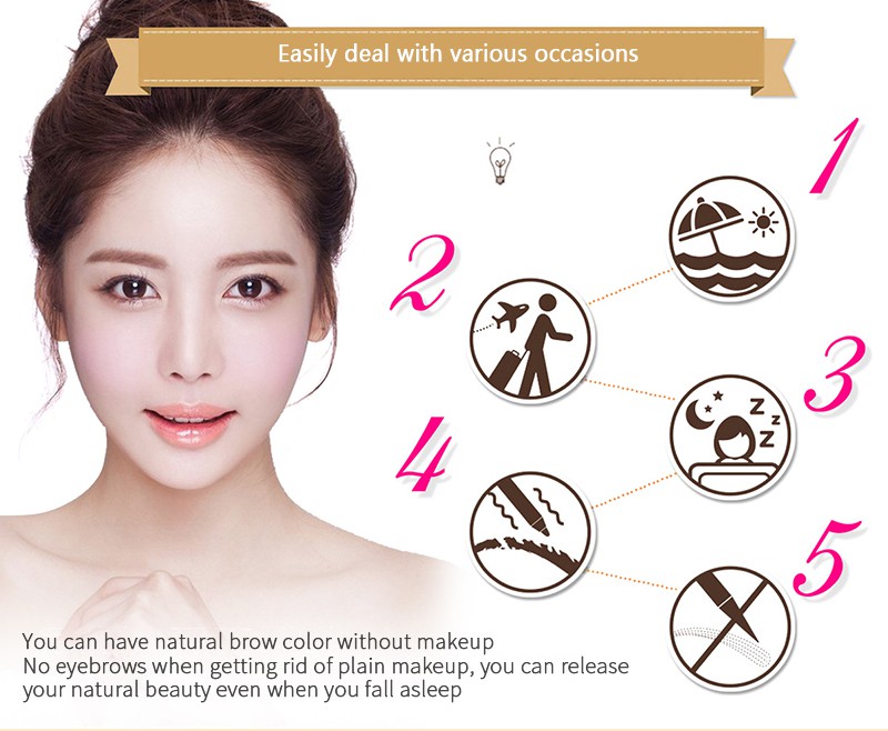 ☀☀☀ (Hàng Mới Về) Gel Xăm Chân Mày Novo Chống Thấm Nước Và Lâu Trôi Cao Cấp ☝☝☝ | BigBuy360 - bigbuy360.vn