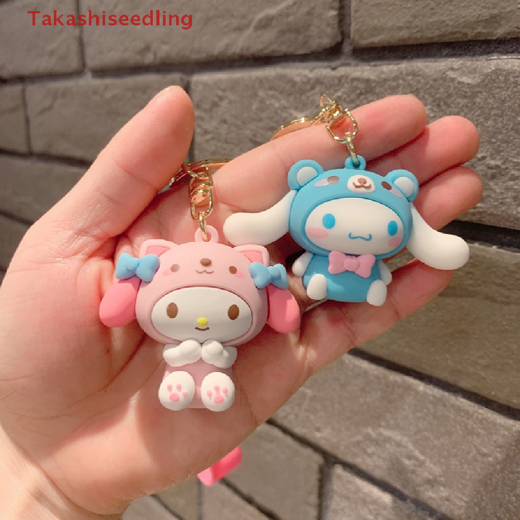 Móc Khóa Hình Kuromi Melody Cinnamoroll Hello Kitty Sanrio Dễ Thương