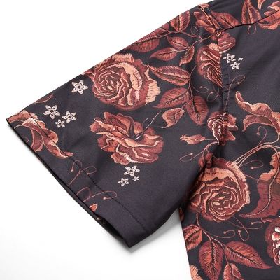 Áo sơ mi tay lỡ Galvin form rộng chất mát cộc tay đứng dáng unisex SMGV149-M1 - Leo Vatino