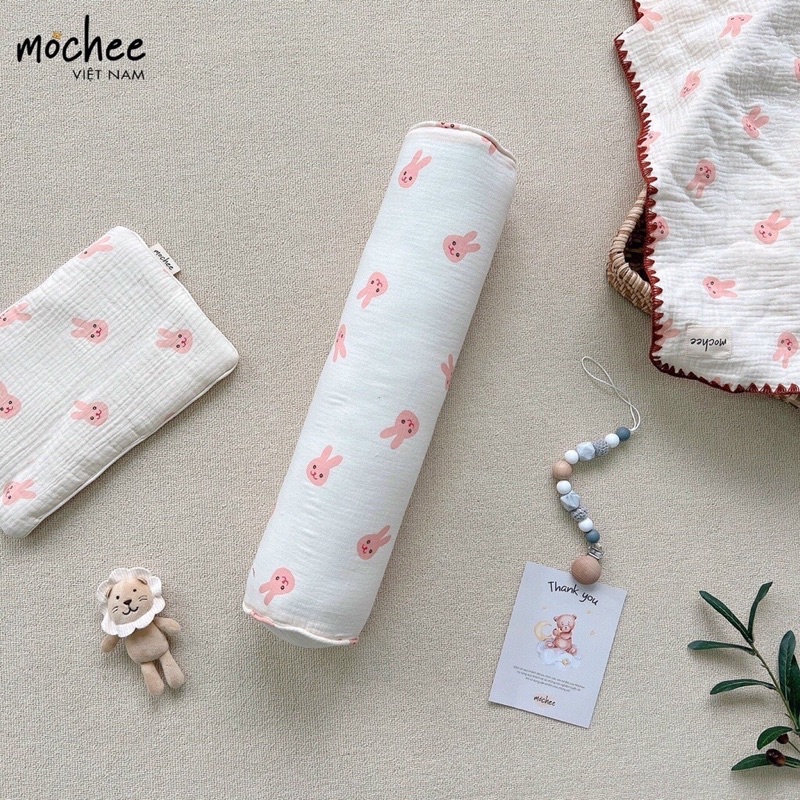MOCHEE - GỐI ÔM MUSLIN CAO CẤP CHO BÉ