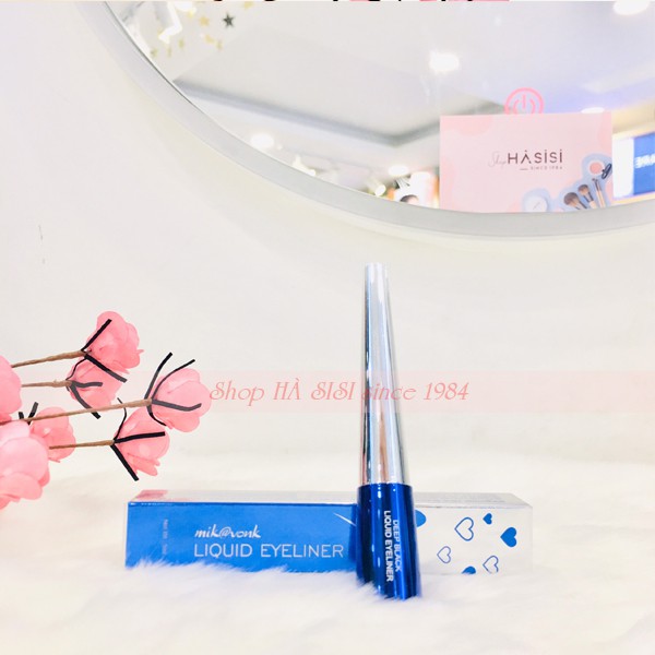 MẮT NƯỚC CHẤM CỌ MIK@VONK - Deep Black Liquid Eyeliner 5ml