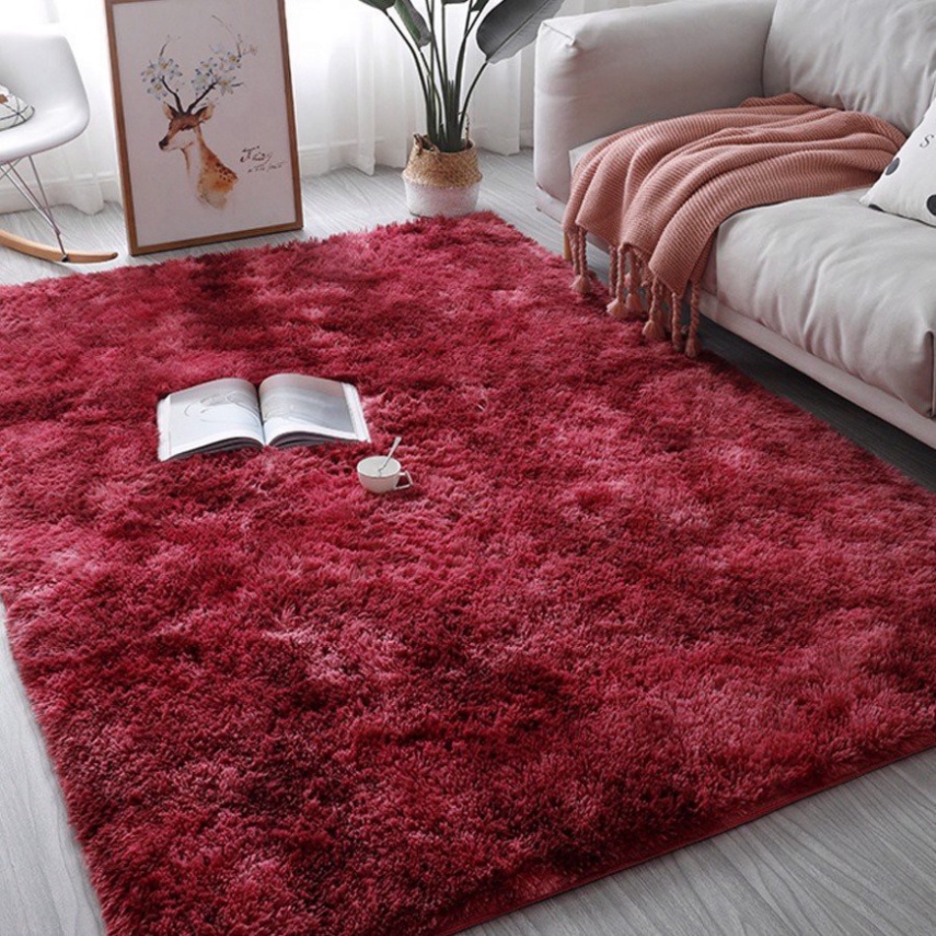 (kho giá sỉ)Thảm Lông Loang Trải Sàn Lông Dày Hàng Đẹp 2022 Kích Thước 1m6 x 2m