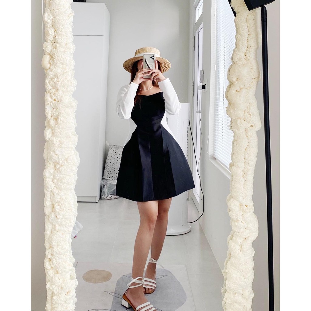 Modesty - Váy pha eo Roseline Dress