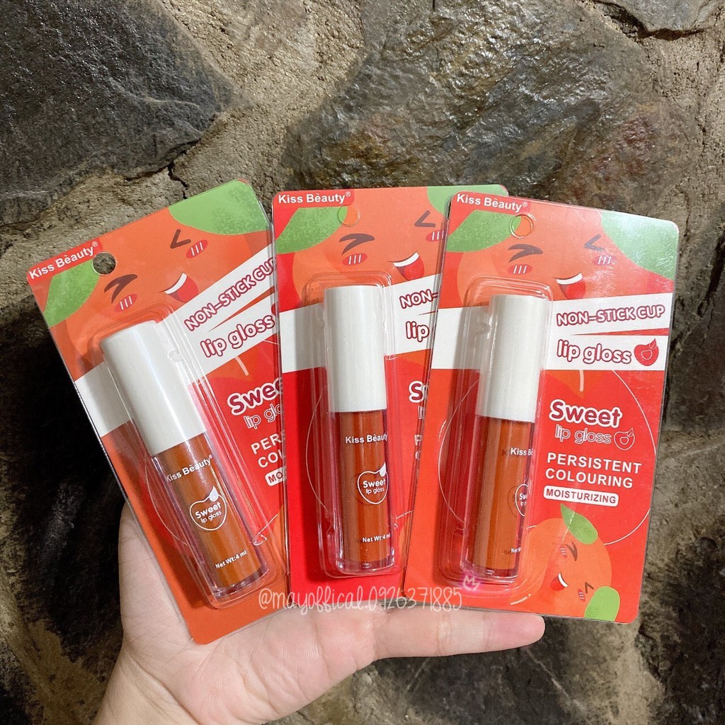 Son kem Kiss Beauty Sweet Lip Gloss - BX3847