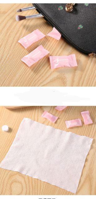 Khăn Giấy Nén Dạng Viên Kẹo