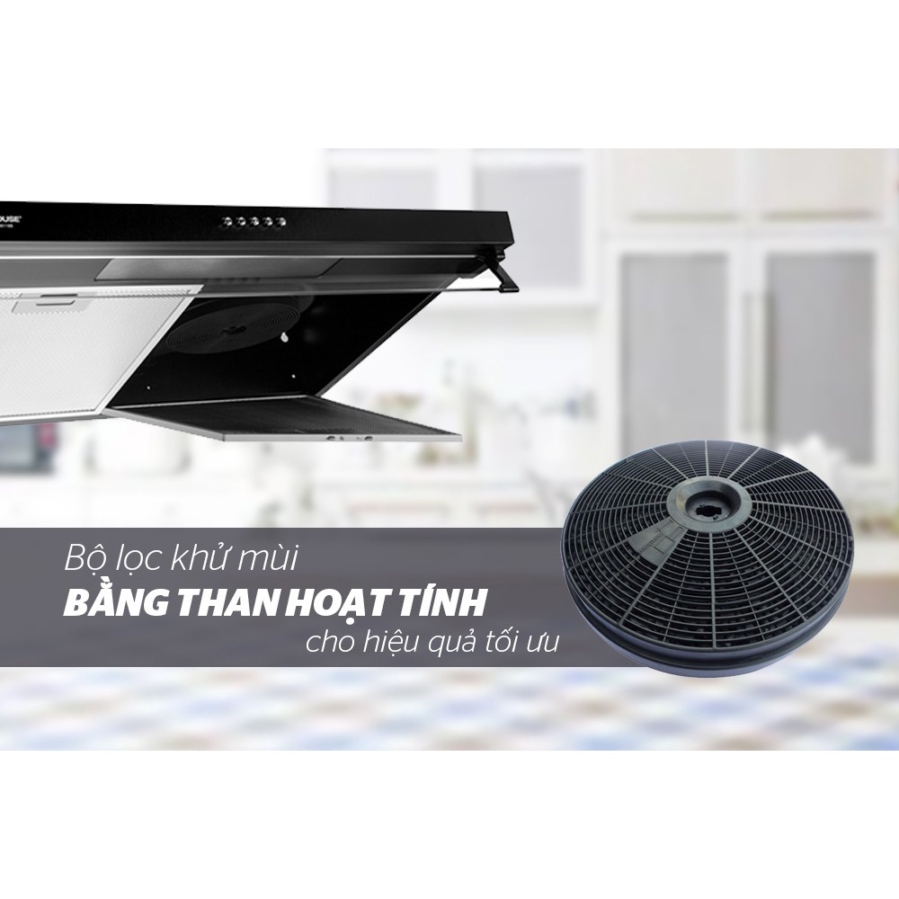 Máy hút mùi vỏ sơn Sunhouse SHB6118B