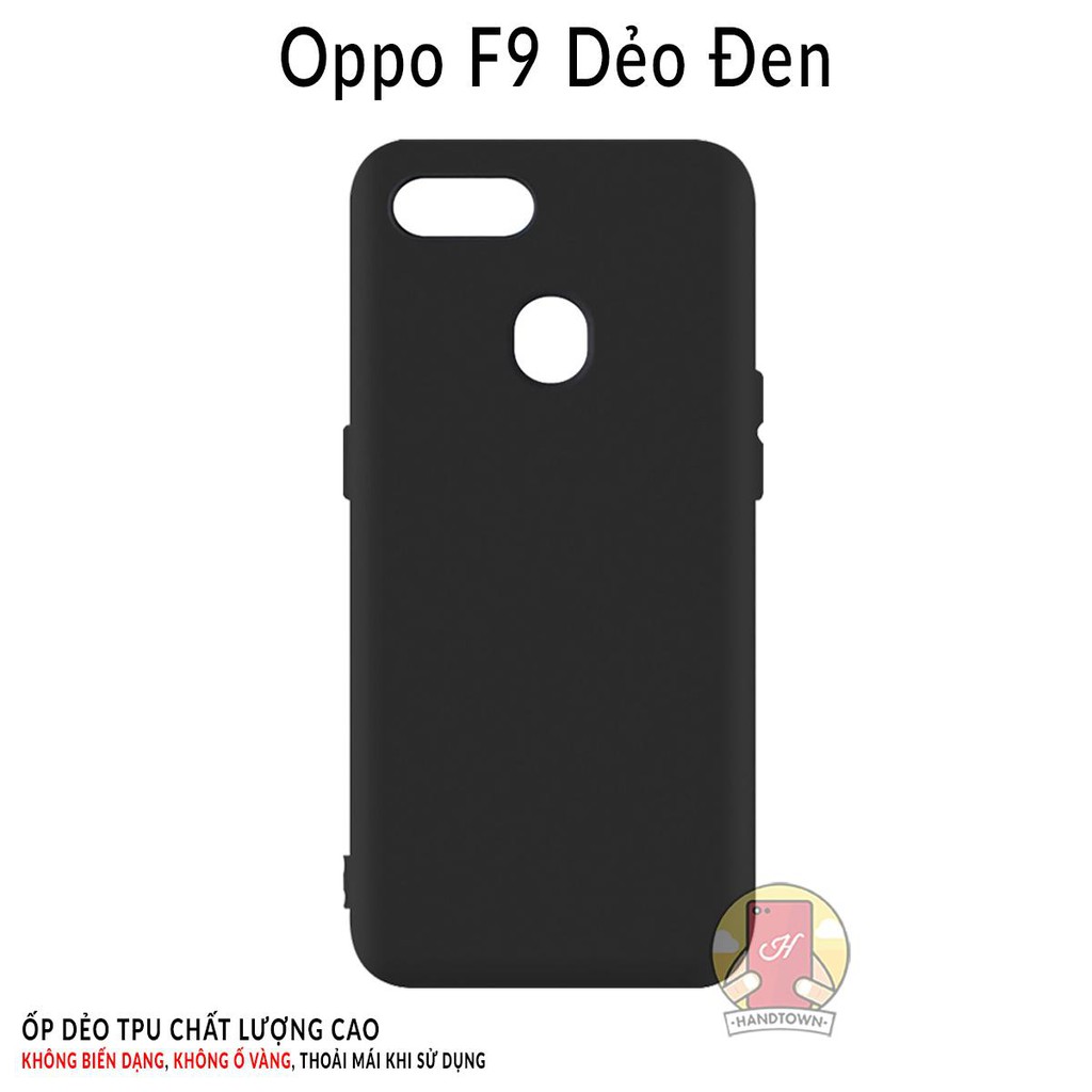 Ốp lưng Oppo F9 silicone cao cấp dẻo nhám chống trầy