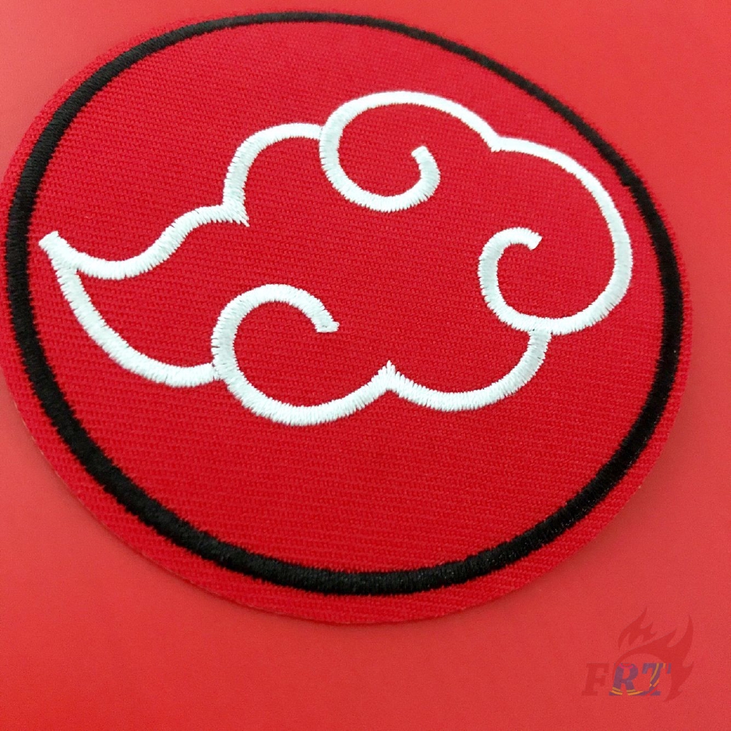 Miếng dán ủi họa tiết anime naruto akatsuki DIY