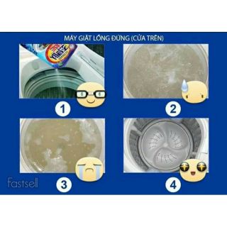 Bột tẩy lồng máy giặt 450gr