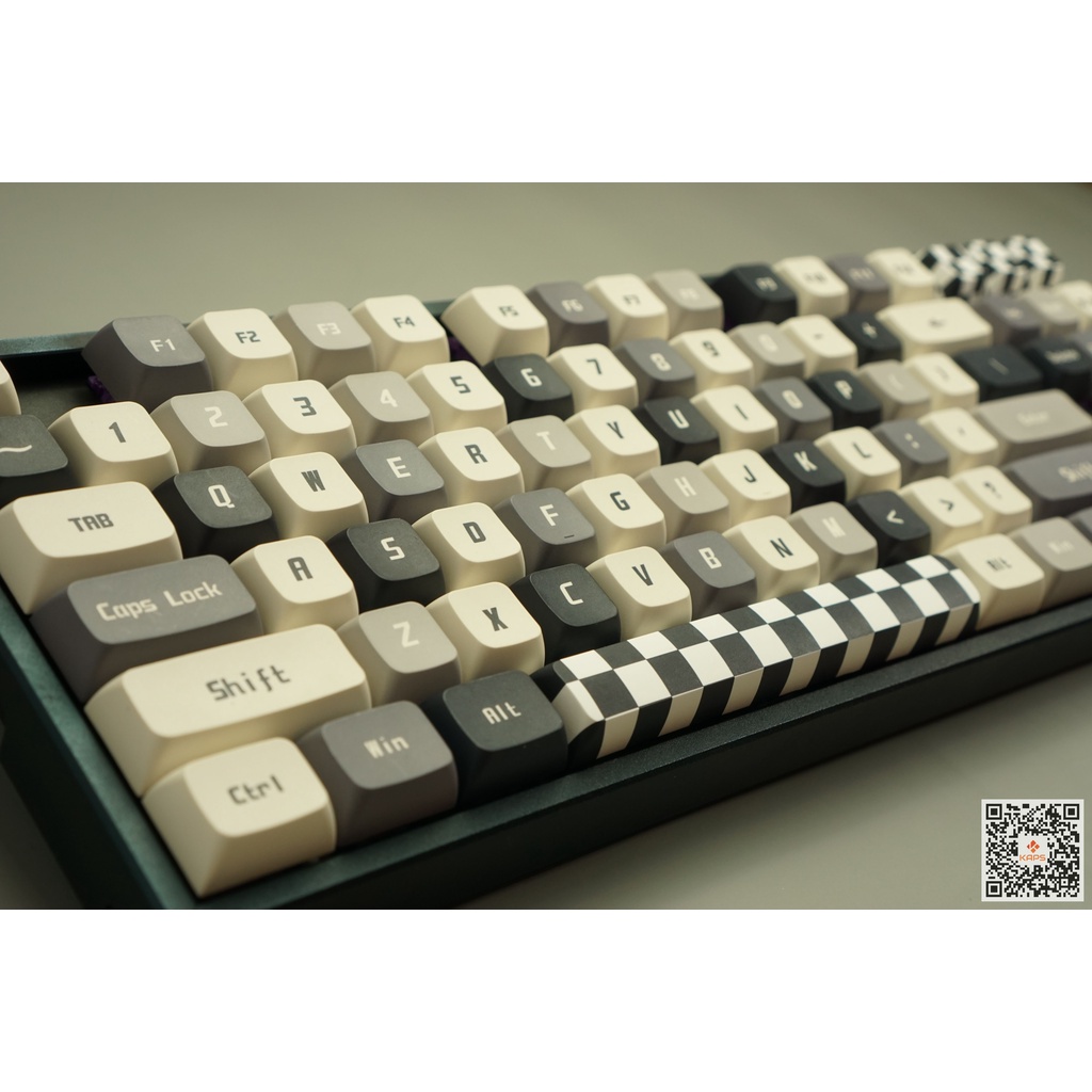 Keycap Colorless PBT profile XDA in dyesub 135 nút cho bàn phím cơ layout 108/104/98/87/84/75/68/64/61