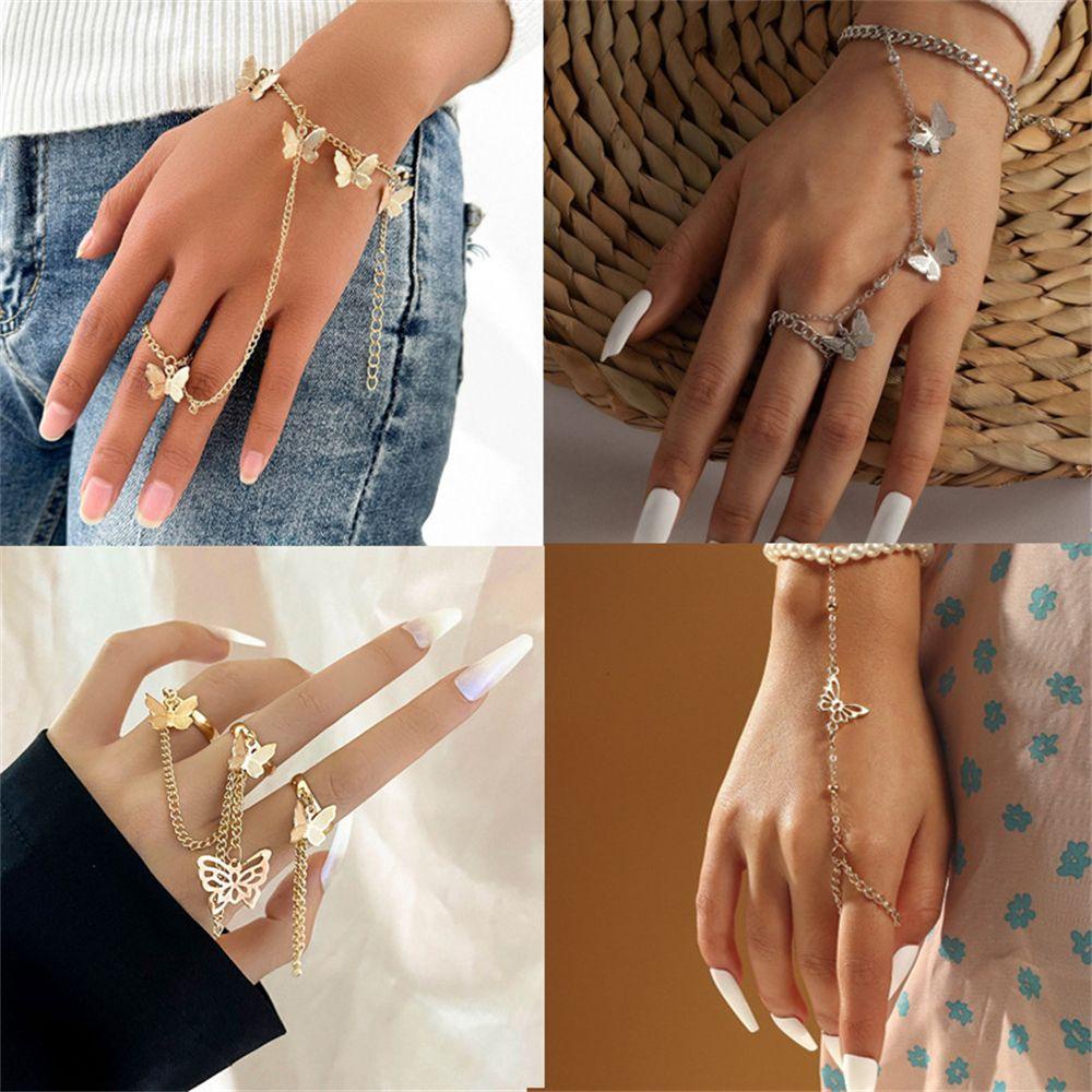 Nhẫn Hình Bướm Phong Cách Gothic Thời Trang Cho Nữ
