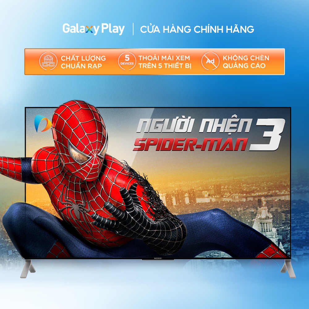 - Phim thuê Spider Man: Người Nhện 3 trên ứng dụng Galaxy Play