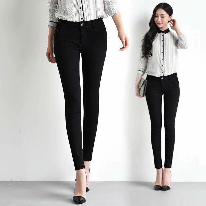 Quần Tregging Nữ  Cạp Cao Chất Vải Dày Dặn Siêu Co Giãn Mặc Tôn Dáng | BigBuy360 - bigbuy360.vn