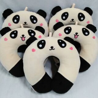 Gối kê cổ gấu trúc + bịt mắt.