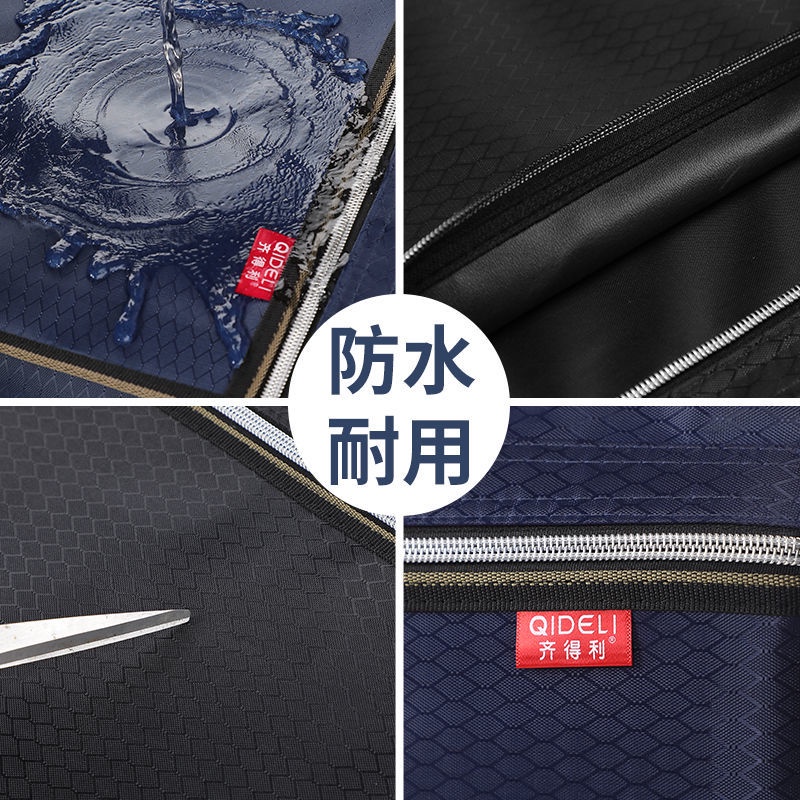 Túi đựng hồ sơ bằng vải canvas chống thấm nước có khóa kéo tùy chỉnh tiện dụng cho văn phòng NSGSB33 trXx | BigBuy360 - bigbuy360.vn