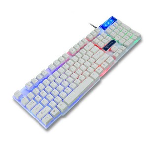 [Xả kho] Bàn Phím Giả Cơ chuyên Game DIVIPARD GK50 LED 7 Màu (màu trắng)