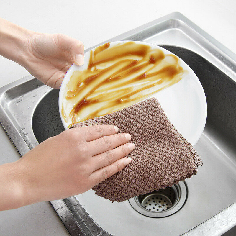 Khăn Lau Mềm Mại Thấm Dầu Cho Nhà Bếp