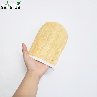 Găng tay xơ mướp, găng tay tắm, tẩy tế bào chết