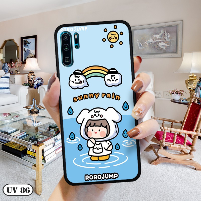 Ốp Huawei P30 Pro - lưng nhám viền dẻo ngộ nghĩnh