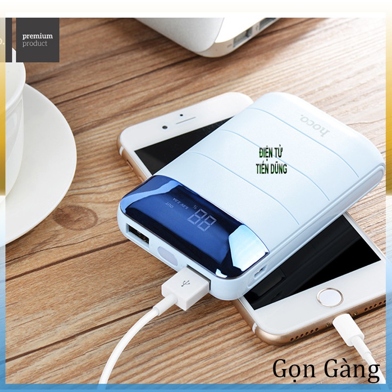 PIN SẠC DỰ PHÒNG 10000mAh Hoco B29 có màn hình hiển thị phần trăm