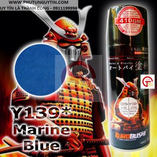 Chai sơn Samurai Y139* màu xanh candy