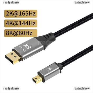 Dây cáp Rnvn Mini DP sang DP 4K 144hz 8K 60Hz Thunderbolt đa hướng DP 1.4 Rnvv