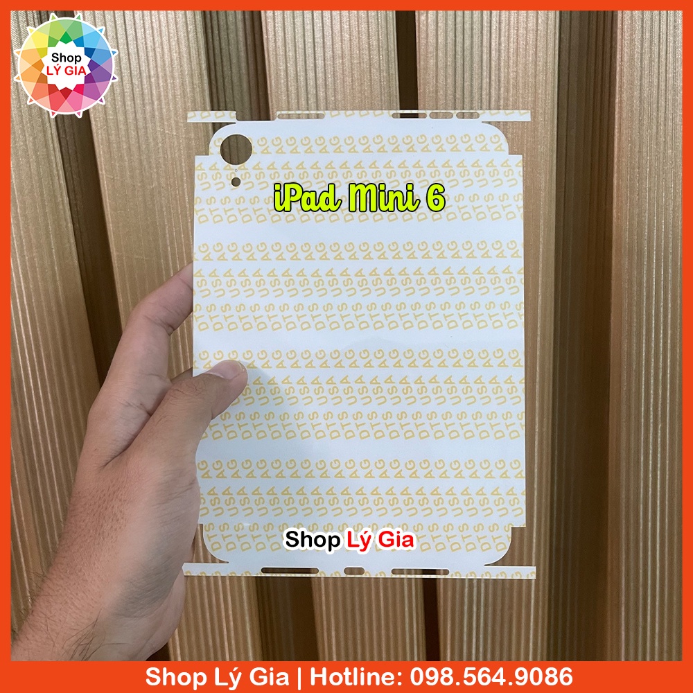 Miếng dán nhám PPF mặt lưng full viền cho iPad Pro 11'/Air 4/Air5/Mini 6/iPad 7/8/9