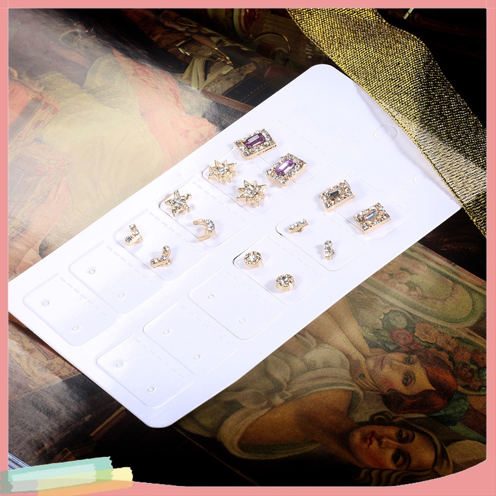 Bộ 7 Đôi Khuyên Tai Nữ Trang Tạo Hình Độc Đáo