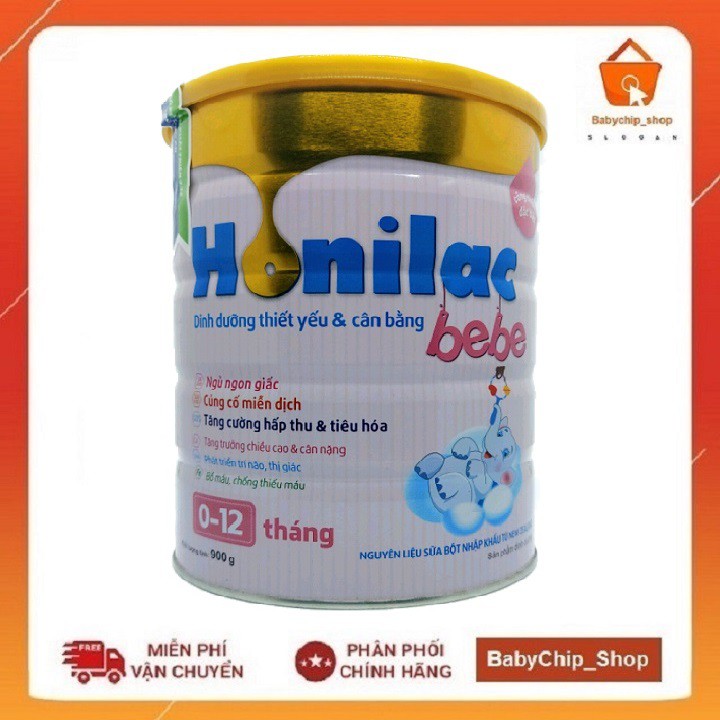 Sữa Honilac bebe 0-12 tháng tuổi 900g [Date 2023]