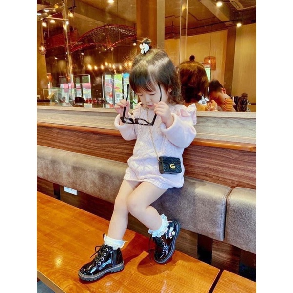 áo len hồng hm cho bé