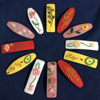 Kẹp tóc thêu tay handmade