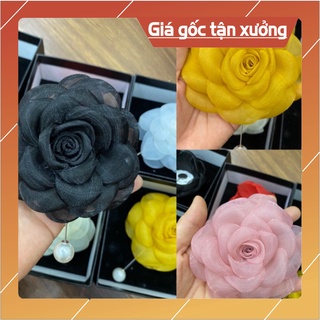 Hoa cài áo handmade - Hoa Von cao cấp nhiều màu - FreeShip