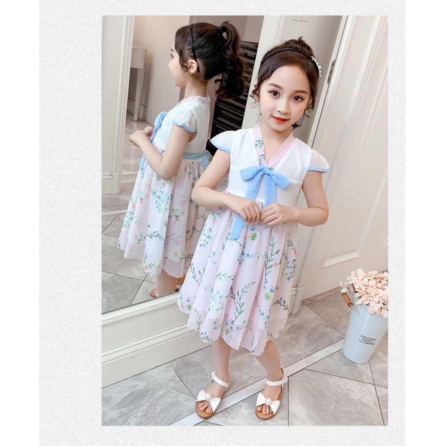 Váy cho bé gái dễ thương phong cách Hàn Quốc