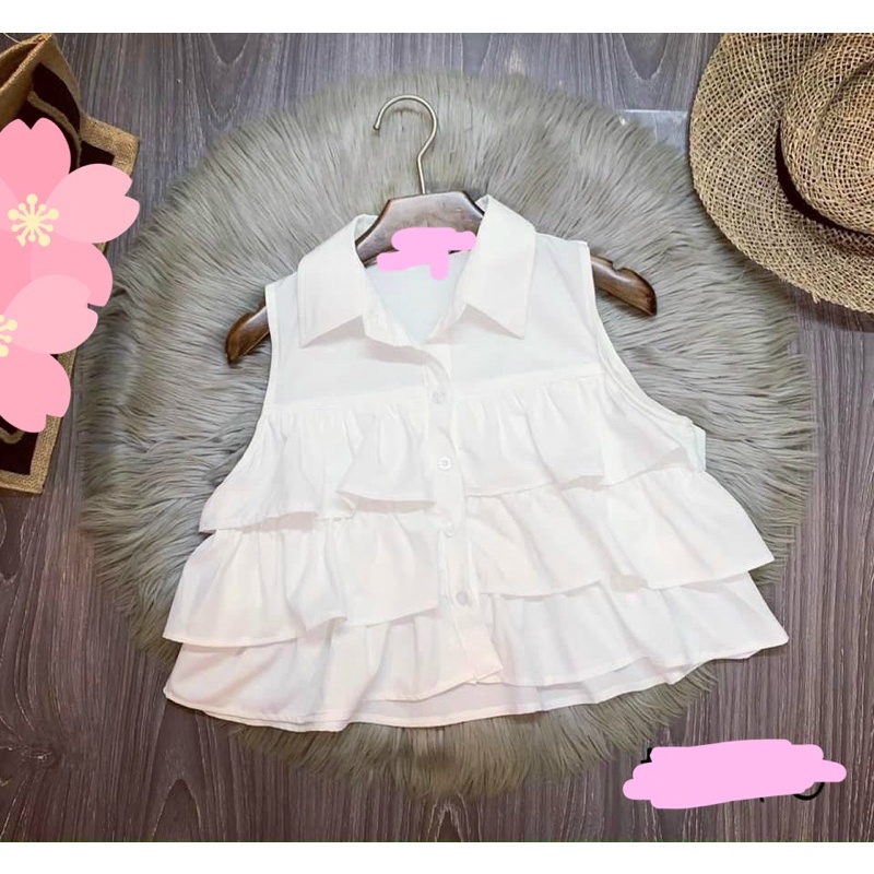 áo bèo xếp ly 3 tầng