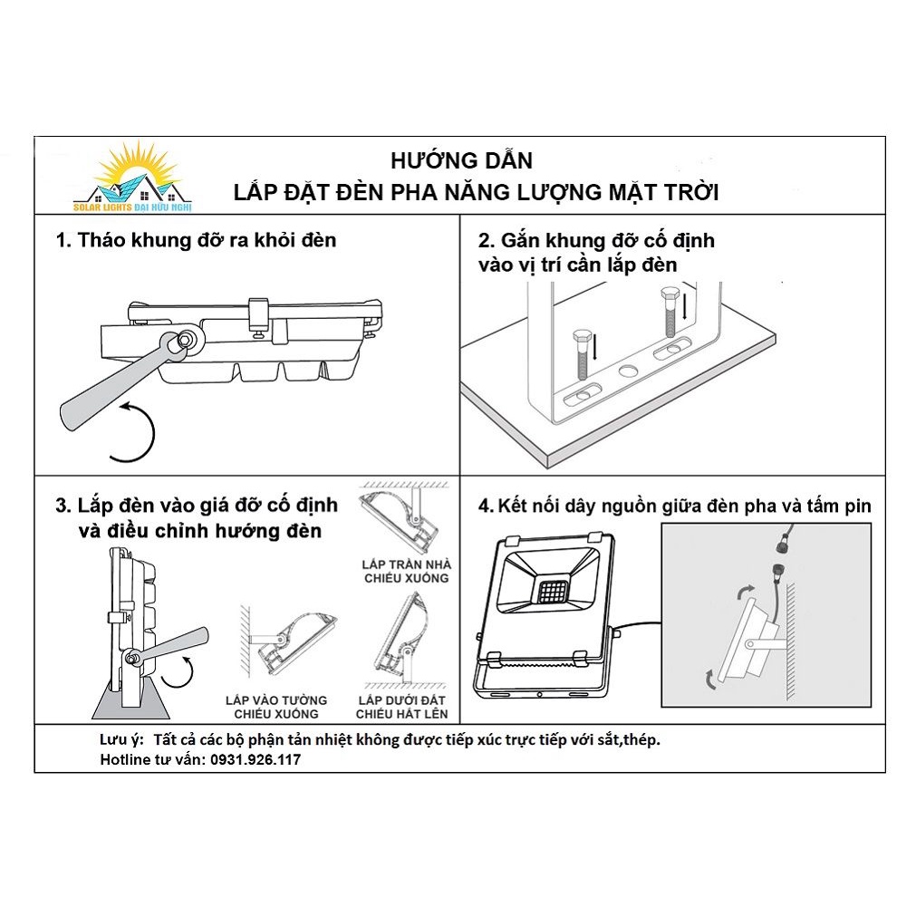 Đèn năng lượng mặt trời chính hãng TYS 300W 200W 100W,chống lóa, Chính hãng, bảo hành 2 năm,có giấy bảo hành