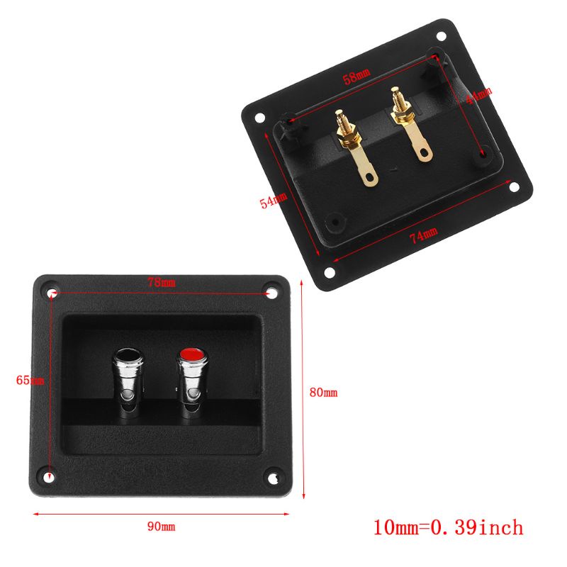 Cốc Lò Xo Kết Nối Dây Loa Âm Thanh Nổi