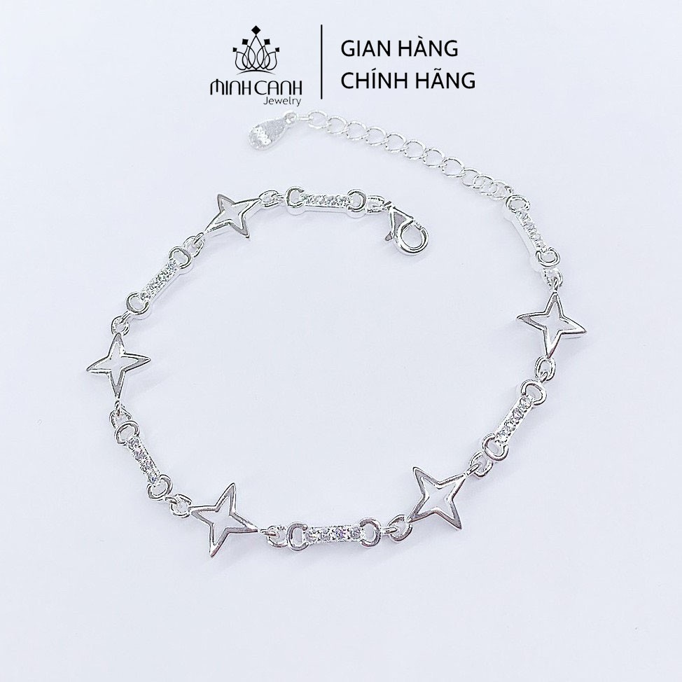 Lắc Tay Bạc Nữ Chuỗi Sao - Minh Canh Jewelry