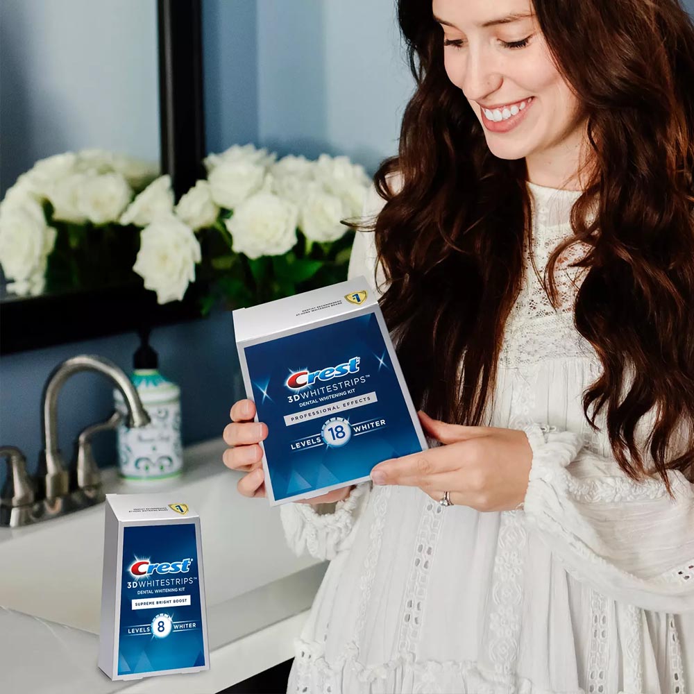 Miếng dán trắng răng Crest 3D Whitestrips Professional Effects 40 miếng của Mỹ