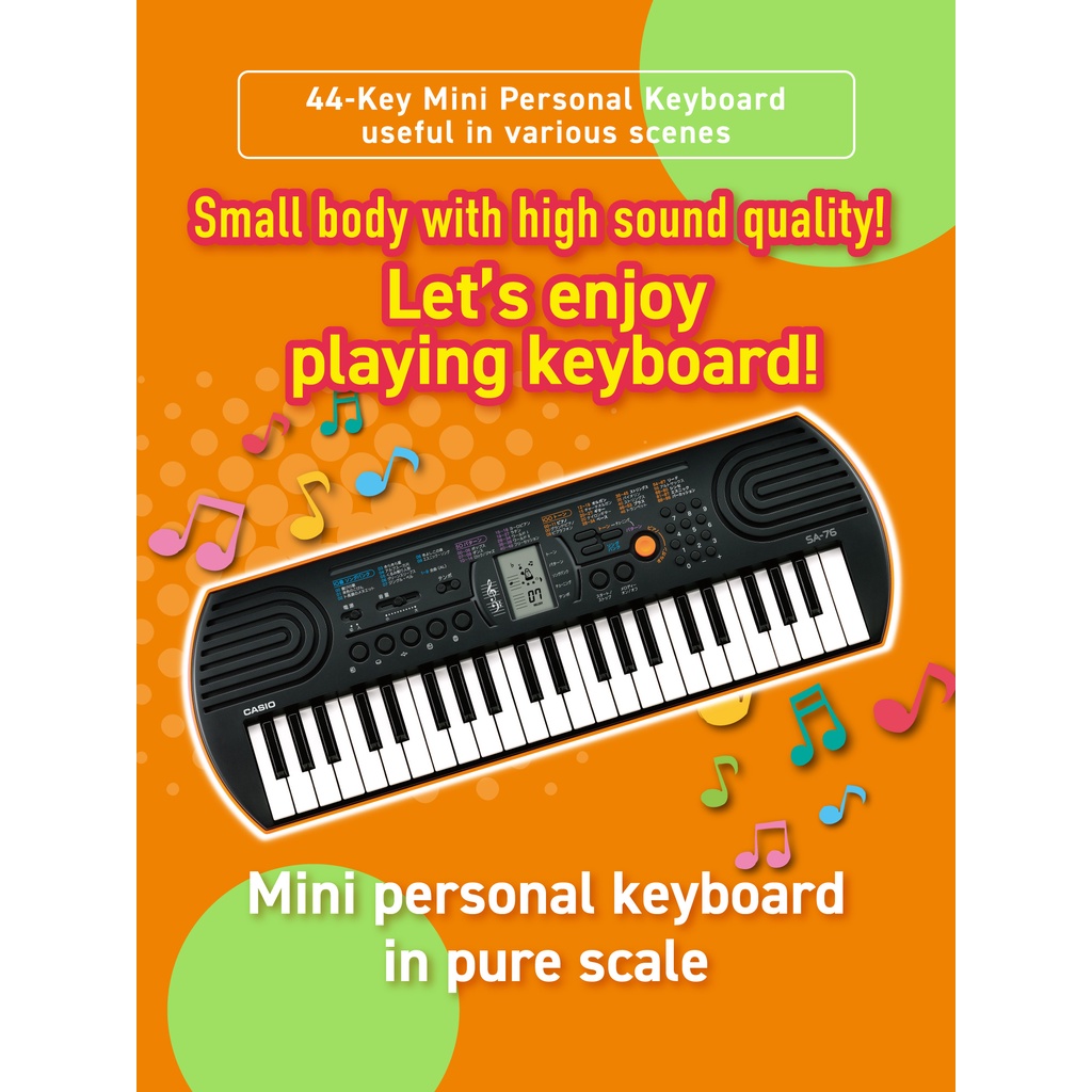 Đàn organ mini Casio SA-76 - Việt Thương Music