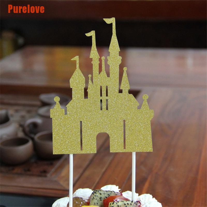 Que Cắm Trang Trí Bánh Kem Hình Lâu Đài Sáng Tạo | BigBuy360 - bigbuy360.vn