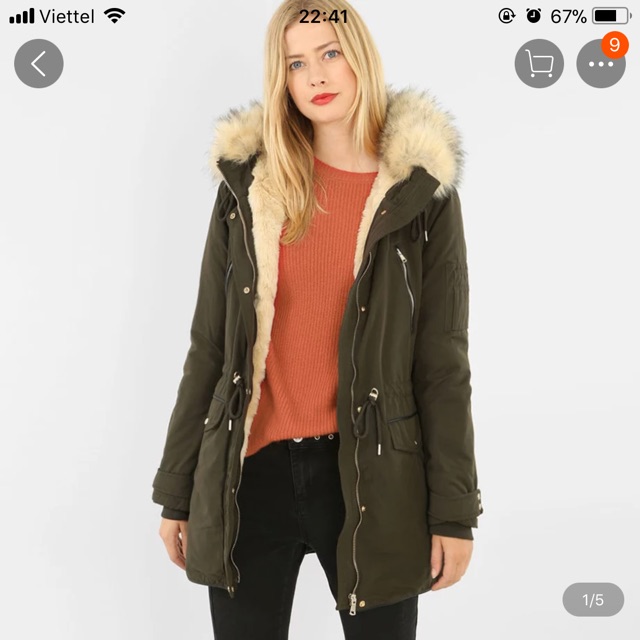Áo parka nữ