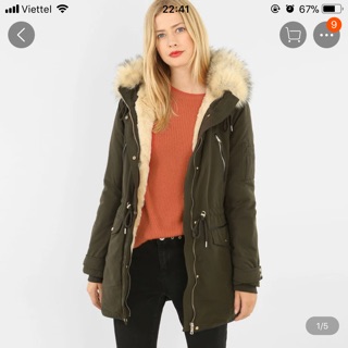 Áo parka nữ