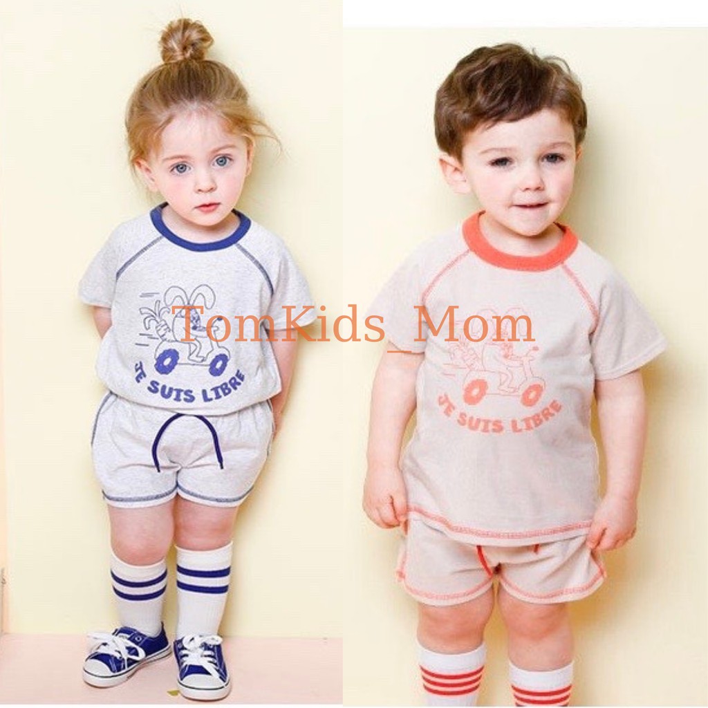 Bộ Milk Mile Việt Nam xuất Hàn, set trang phục siêu dễ thương cho bé trai bé gái