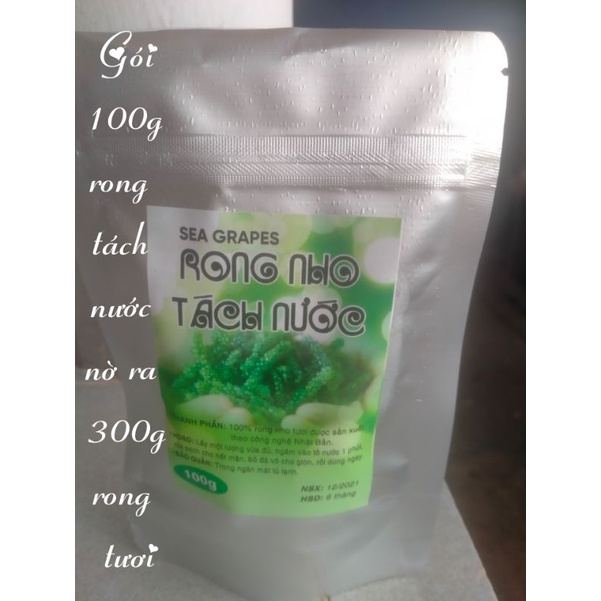 1 ký 10 gói 100g rong nho tách nước