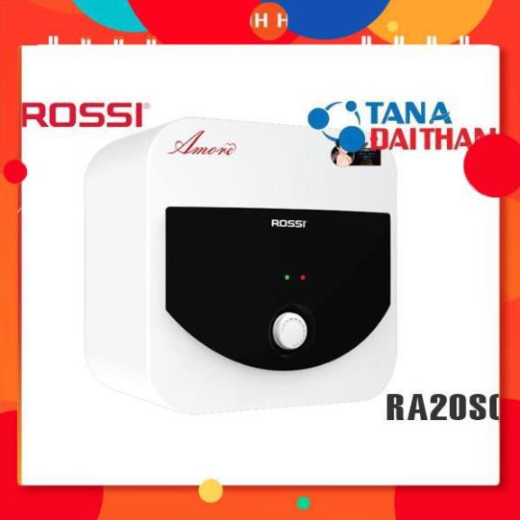 Bình nóng lạnh Rossi vuông RA15SQ | RA20SQ | RA30SQ 15L/20L/30L, Hàng chính hãng - Bảo hành 7 năm 24h