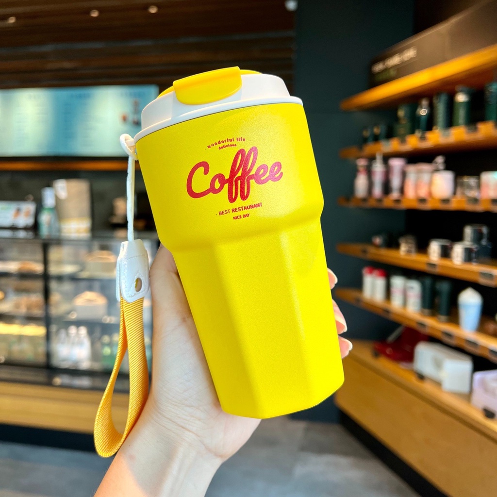 Cốc Giữ Nhiệt COFFEE Dung Tích 420ml Thích Hợp Đựng Nước Cafe Giữ Nhiệt 6 Tiếng Giá Rẻ